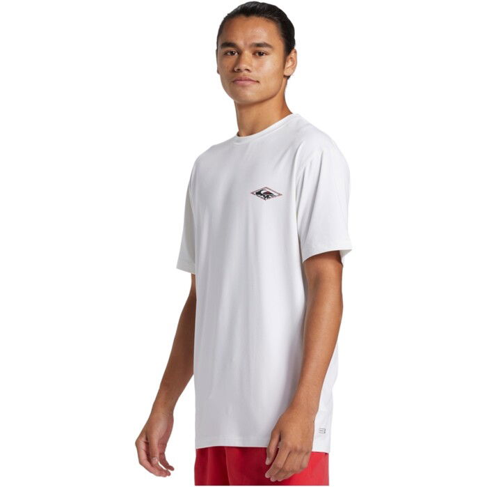 2024 Quiksilver Mens Everyday Surf Short Sleeve Tee AQYWR03153 - Snow White